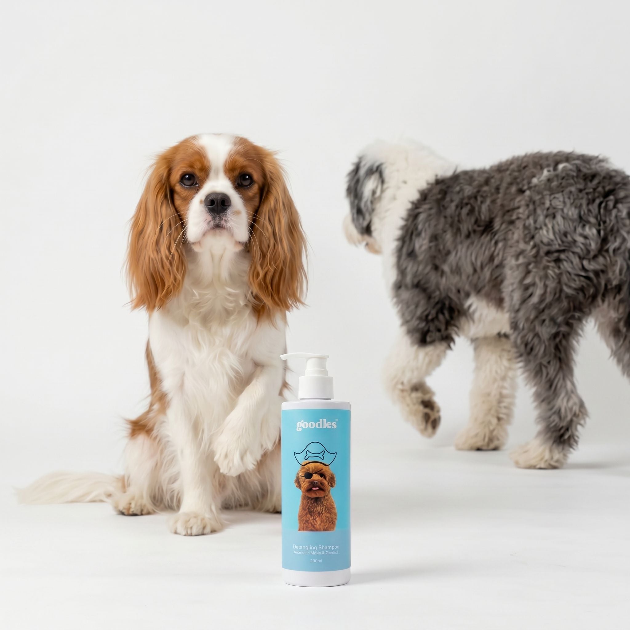 Dog Detangling Shampoo for Matted Fur, Knots & Curly Coats (Oodles + Long Hair)